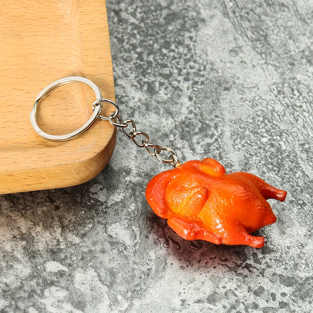 Roast Chicken Keychain