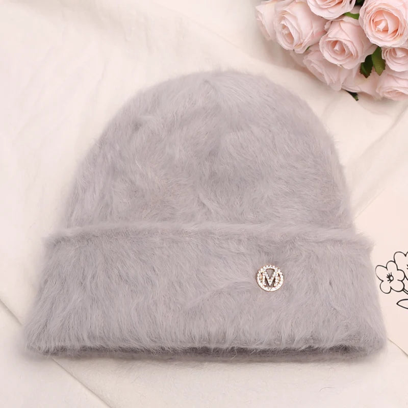 Rabbit Fur Beanies