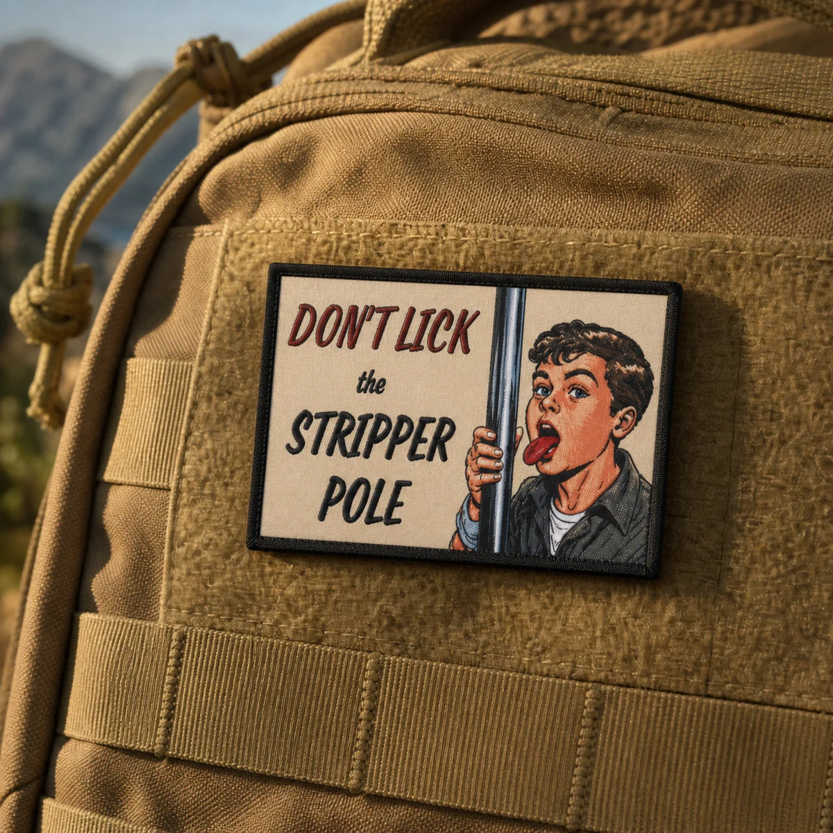 Don't Lick The Stripper Pole Patch