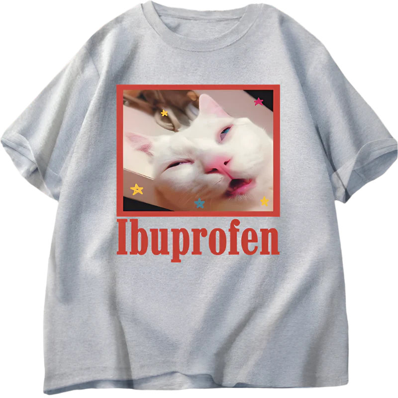 Ibuprofen Cat Tee