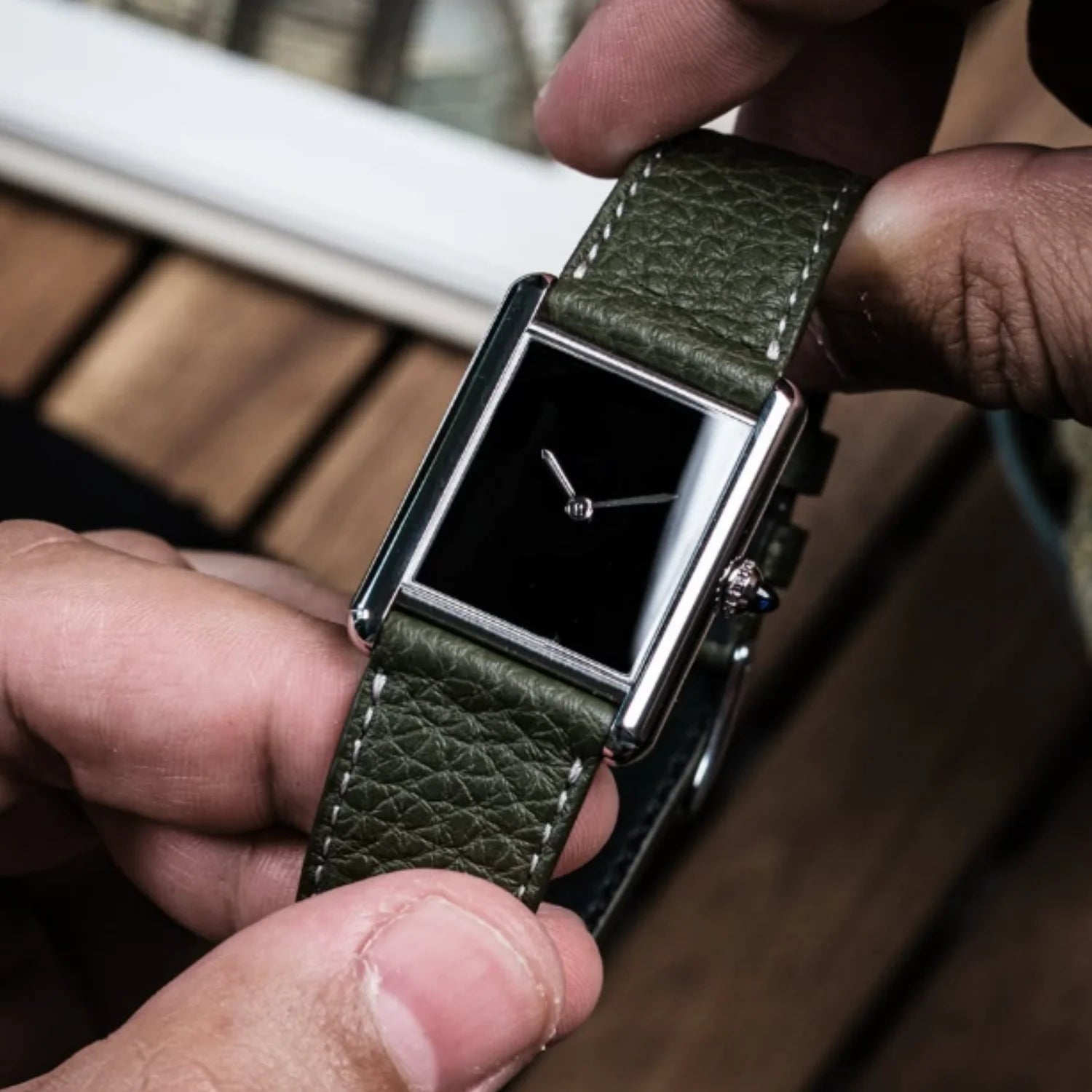 Poker Quartz Tank Watch