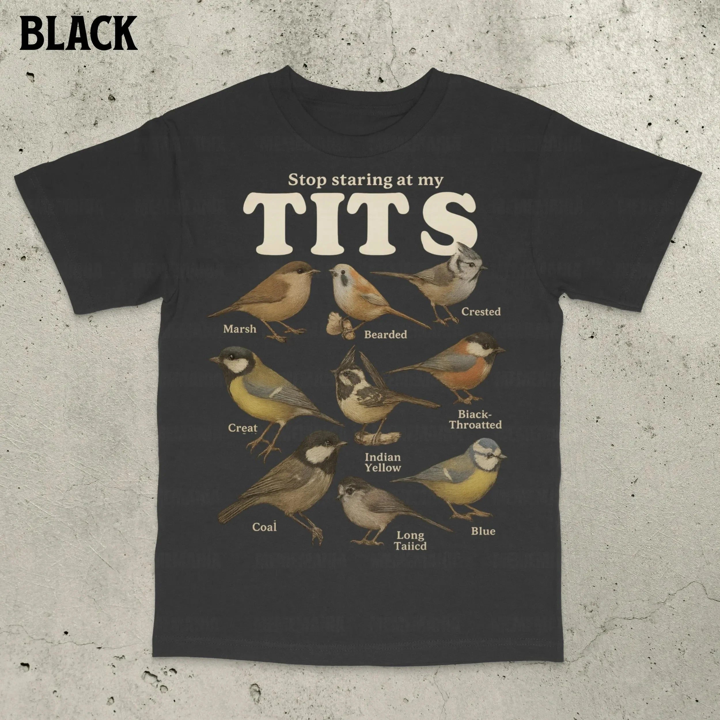Stop Staring At My Tits Bird Tee