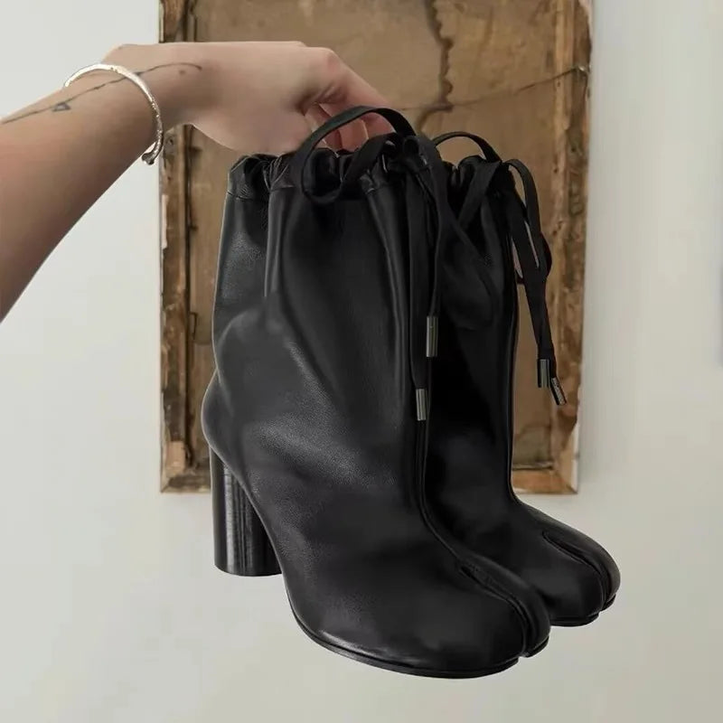 Tabi Balloon Ankle Boots