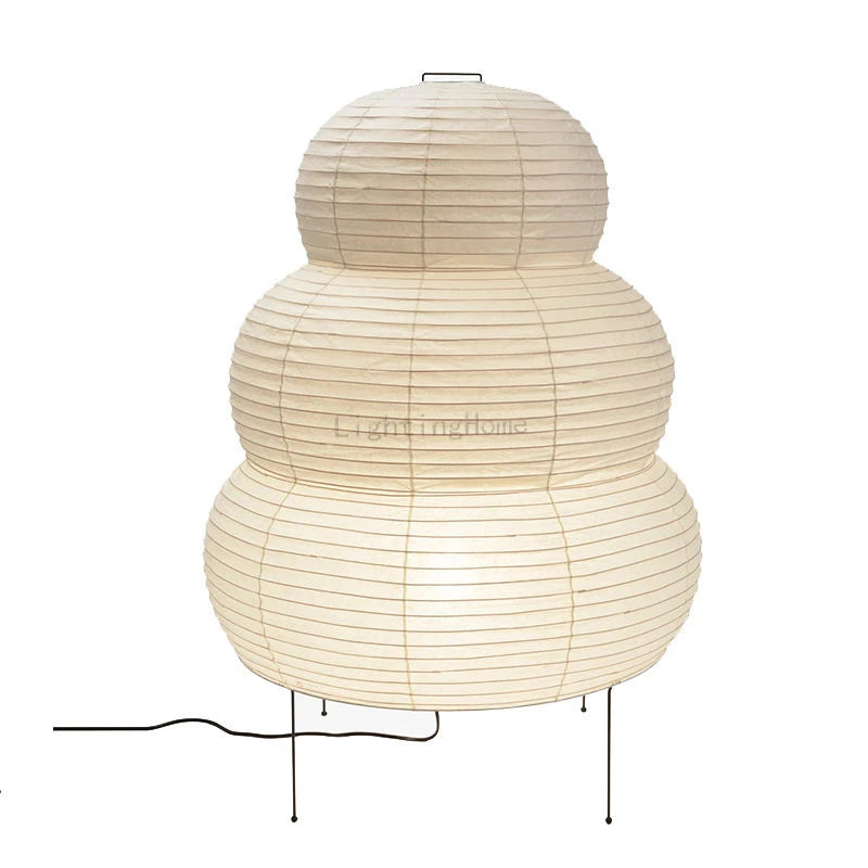 Japanese Akari Wabi-sabi Rice Paper Table Lamp
