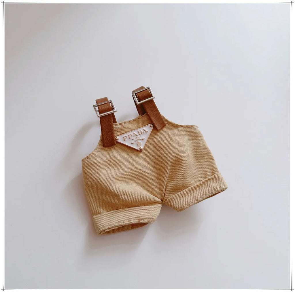 17 cm mini LABUBU Prada Clothes (Doll Not Included)