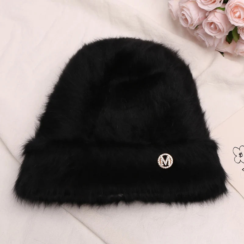 Rabbit Fur Beanies