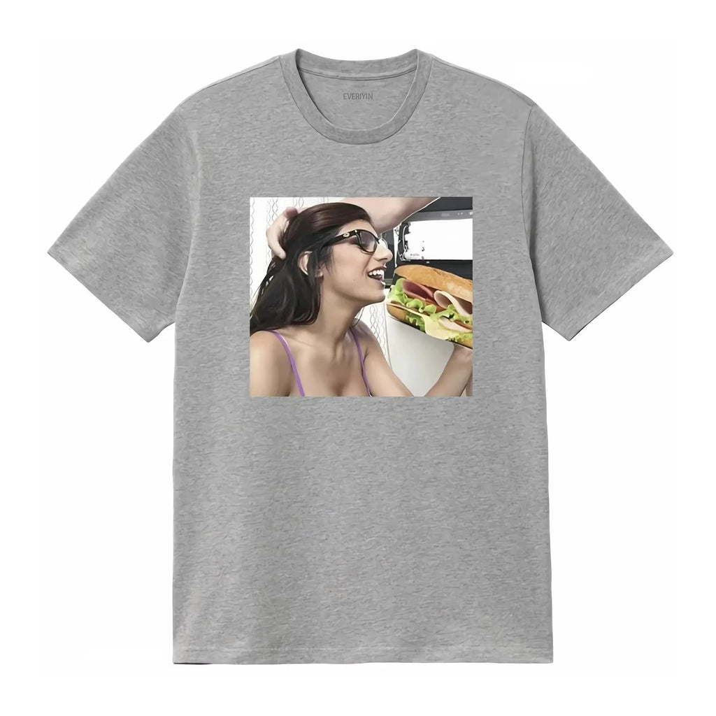 LIMITED Mia Khalifa Eating Sandwich Tee