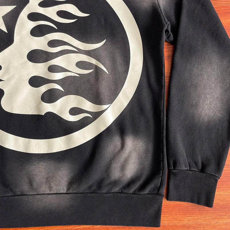 Hellstar Washed Crystal Heavy Hoodie