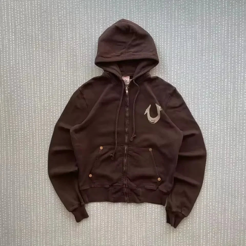 True Religion Zip Up Hoodie