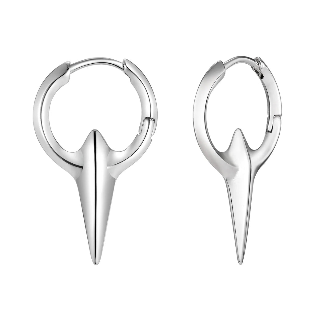 Chrome Dagger Earrings