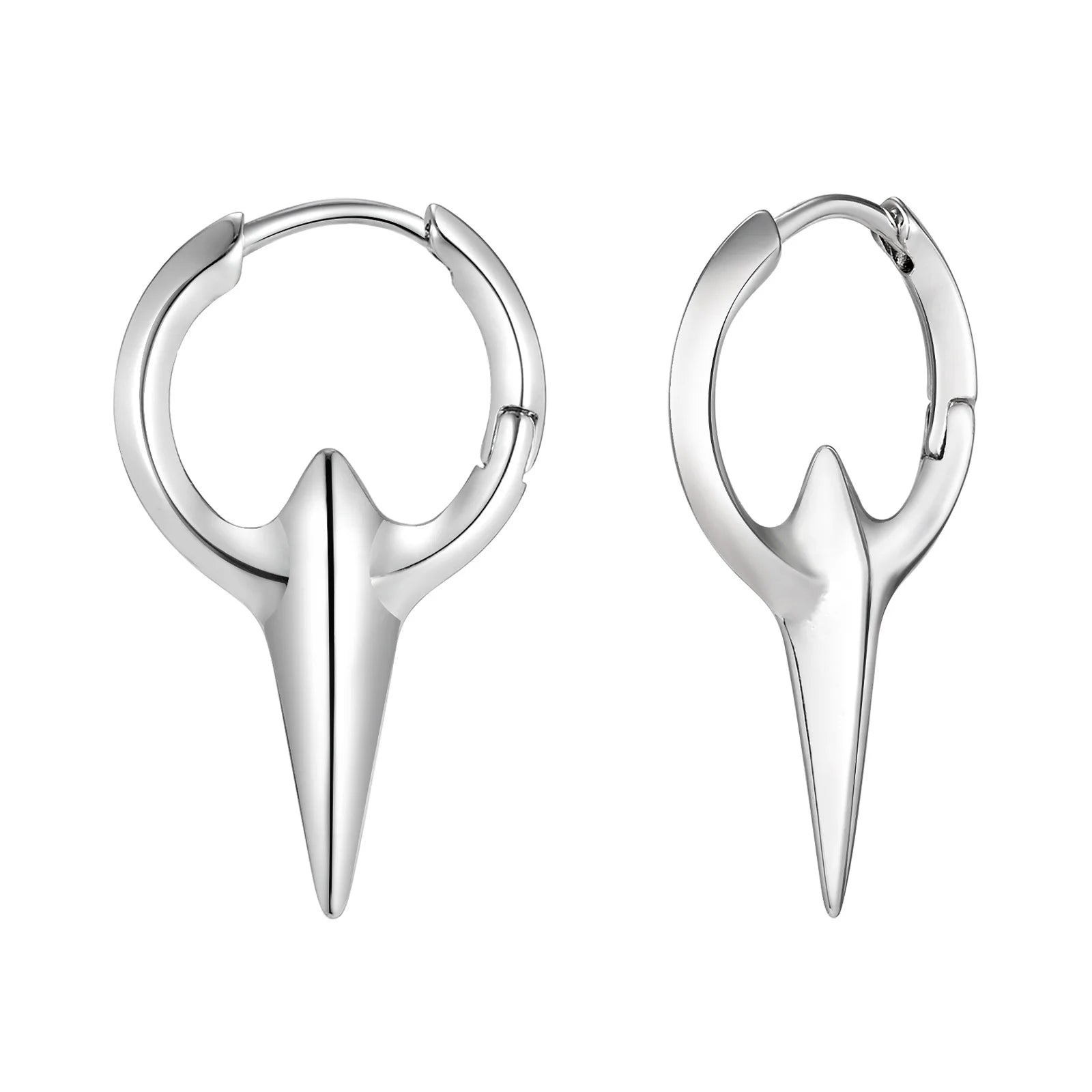 Chrome Dagger Earrings