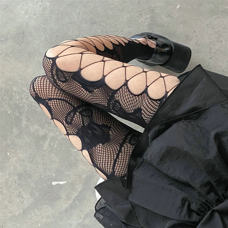 Gothic Fishnets Stockings Lolita Mesh Tights