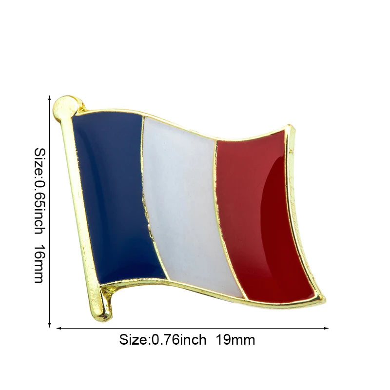 Countries Flag Lapel Pin