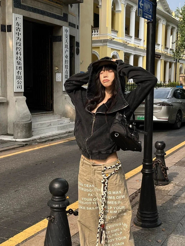 Asymmetrical Y Hoodie