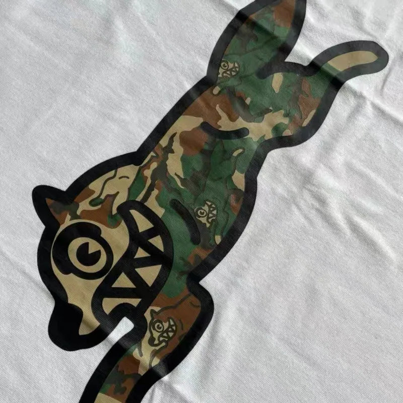 ICECREAM Tshirt Green Camouflage Tee