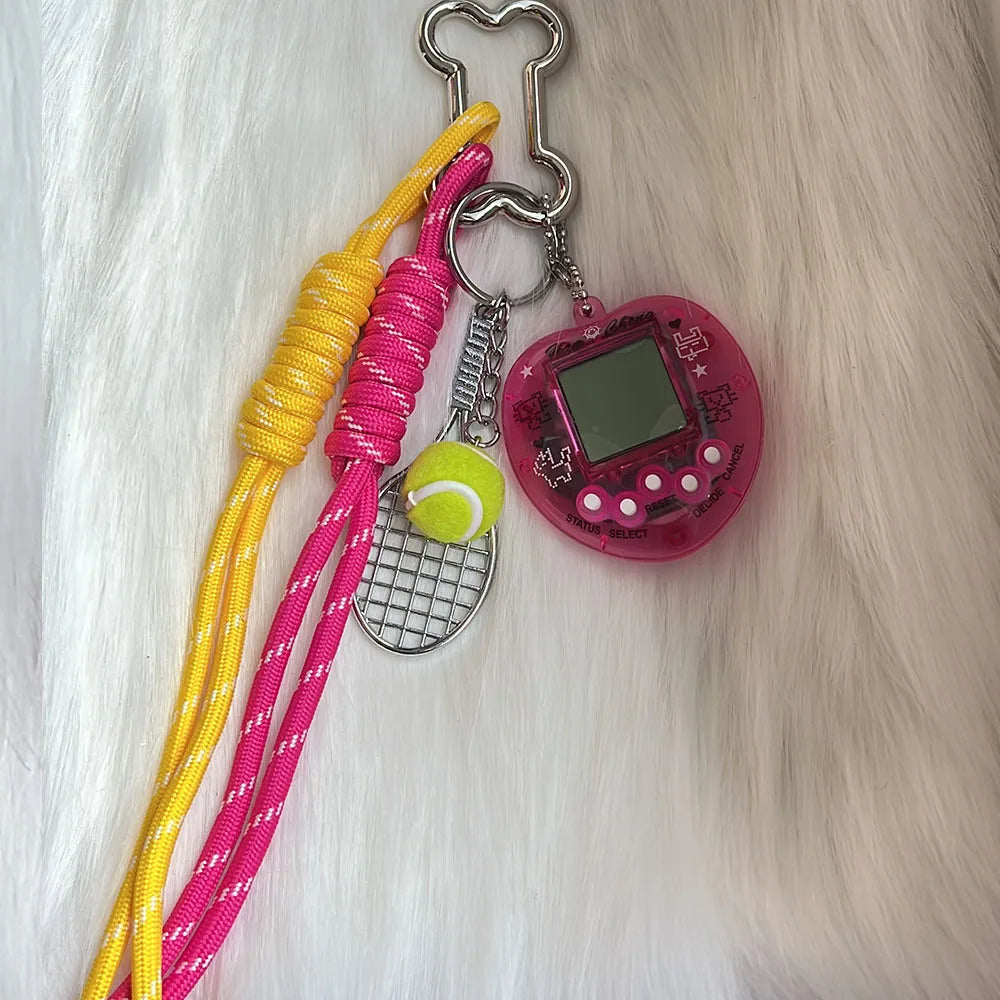 Tamagachi Charm Keychain
