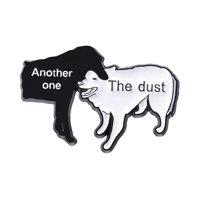 Another One Bites The Dust Enamel Pin