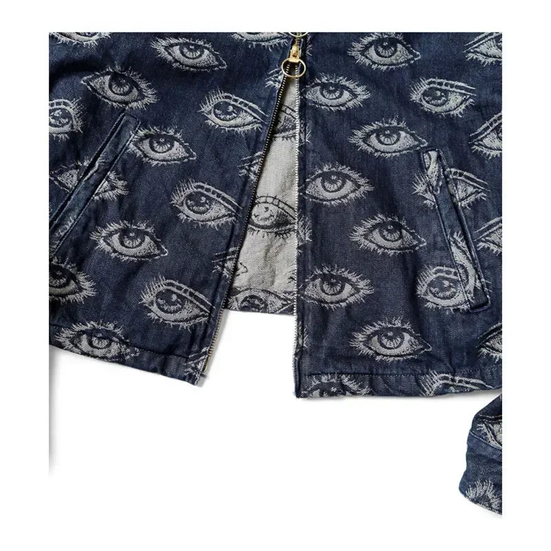 KAPITAL Eye Embroidered Denim Jacket