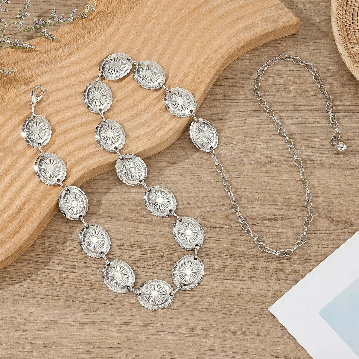 Bohemian Retro Metal Waist Chain Belt