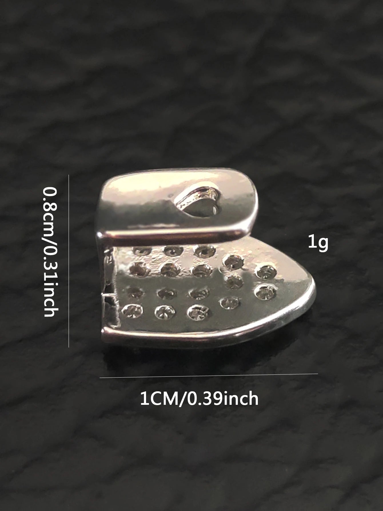 1pc Full Cubic Zircon Grillz Teeth Cap