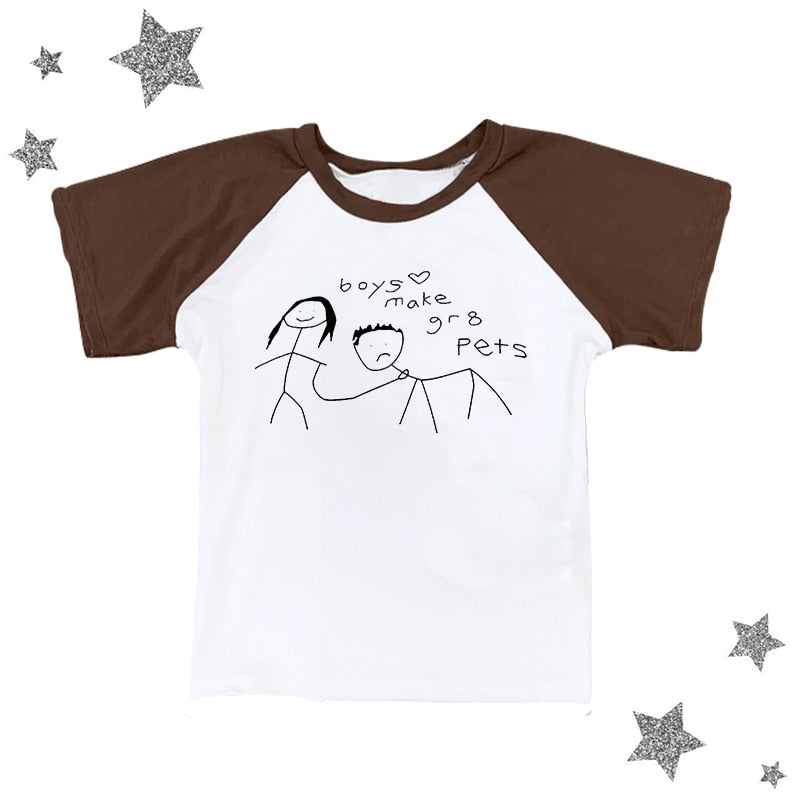 Boys Make Great Pets Crop Top
