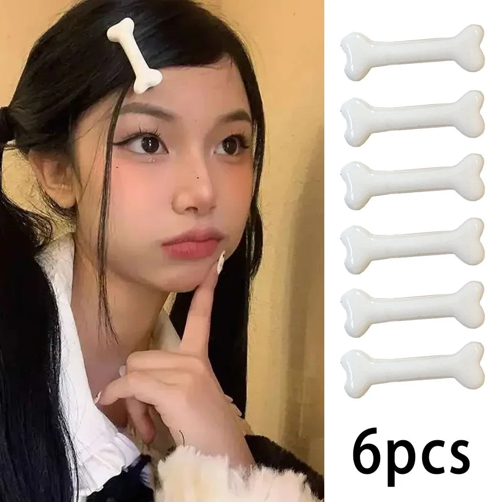 White Bone Hair Clip