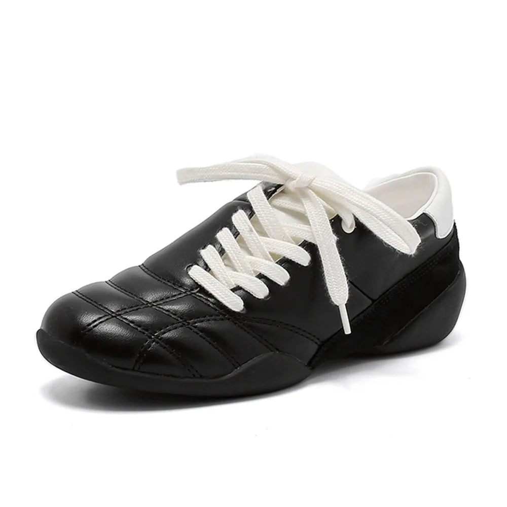 Black Casual Football Sneakers