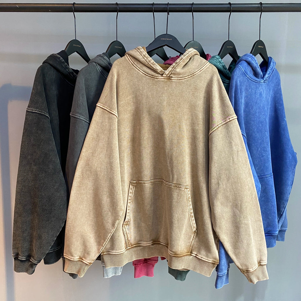 Acid Wash Cotton Pull Over