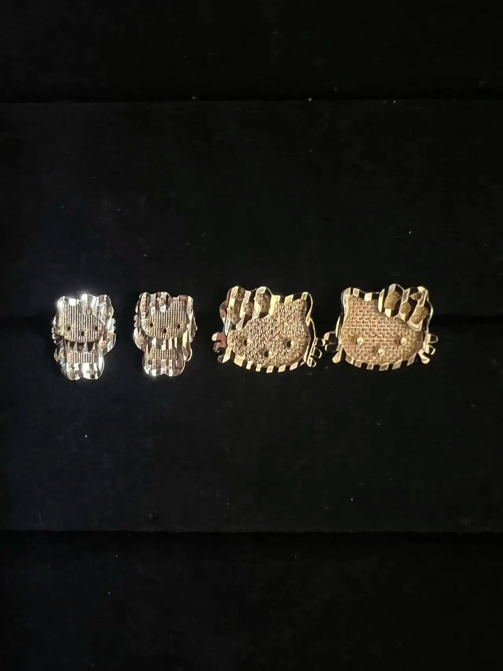 18K Gold plated Hello Kitty Earrings 12x11mm