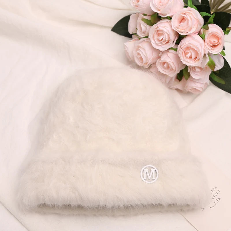 Rabbit Fur Beanies