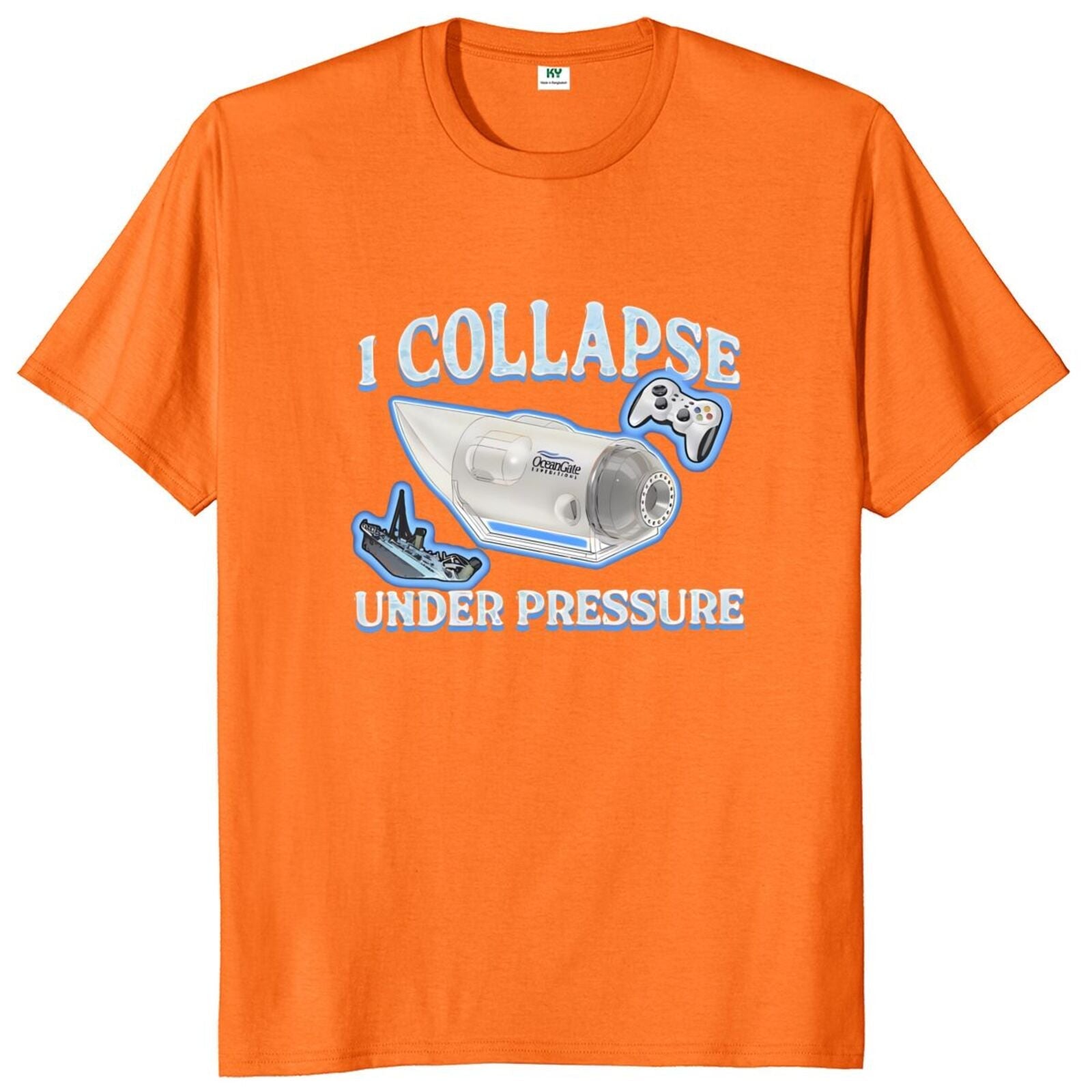 I Collapse Under Pressure Ocean Gate Tee