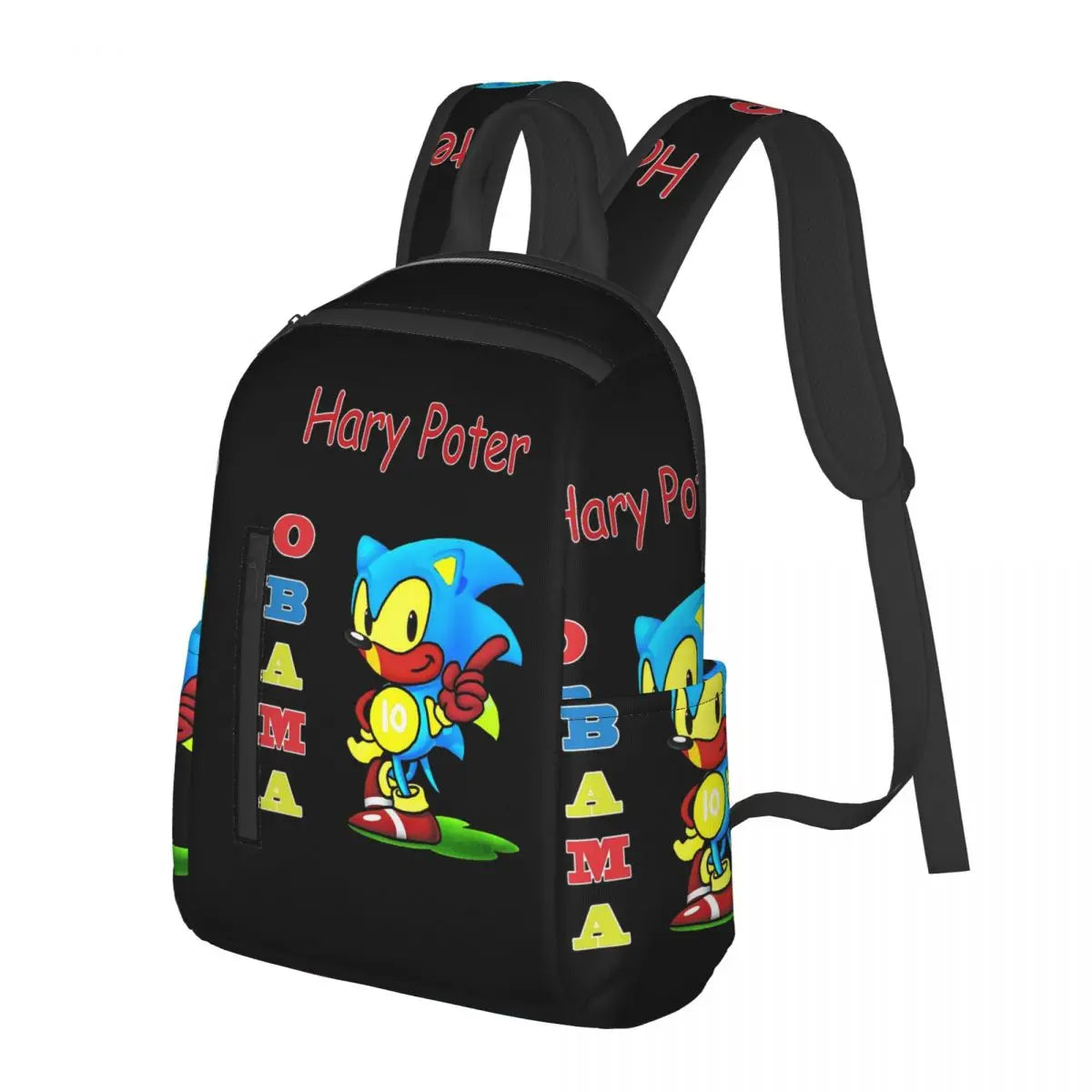 Hary Poter Sonic Obama Backpack