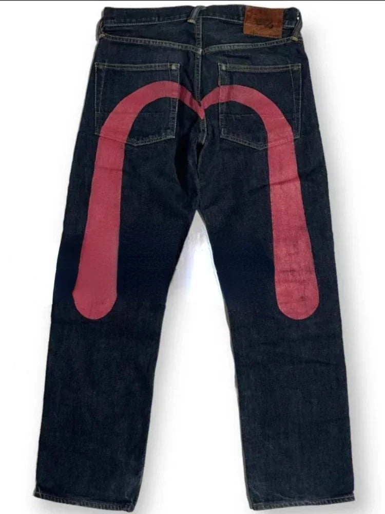 Dice Embroidered Evisu Jeans
