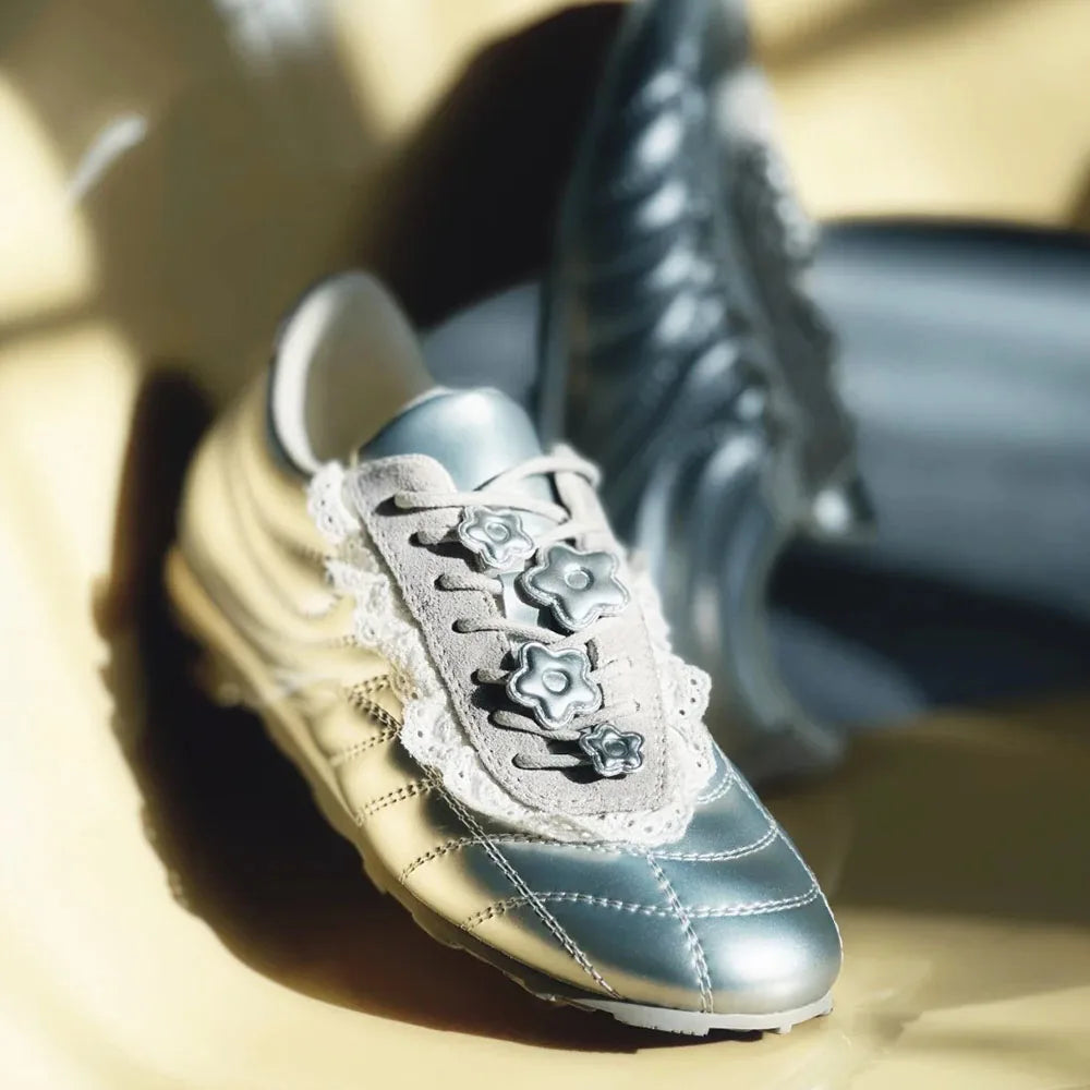 Black Casual Football Sneakers