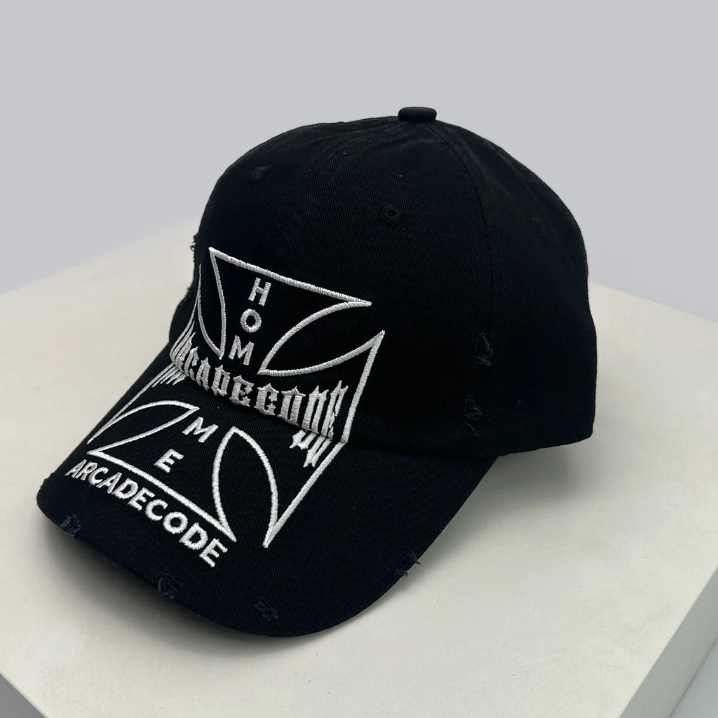 Bull's-eye Cross Embroidery Hat