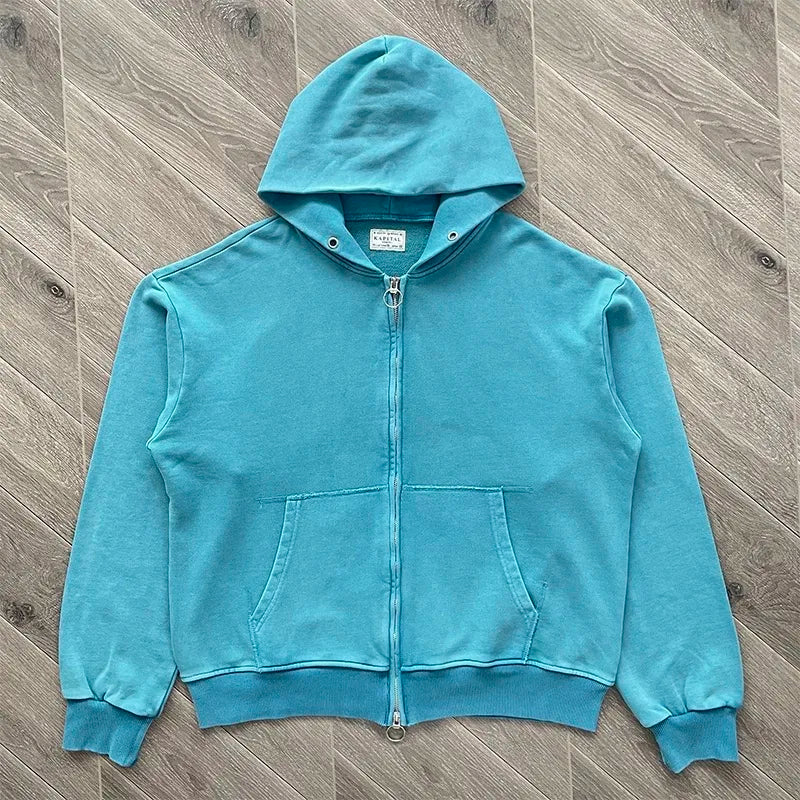Kapital Kountry Casual Zipper Hoodie