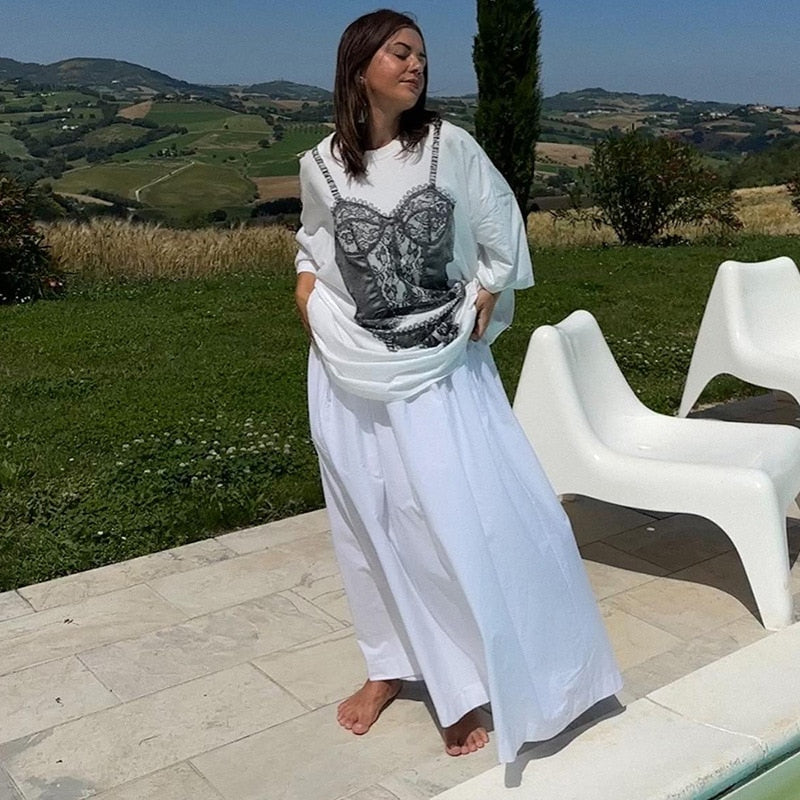 Lingerie Oversized Tee