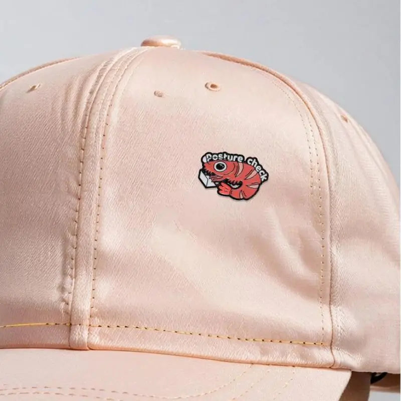 Posture Check Enamel Pin