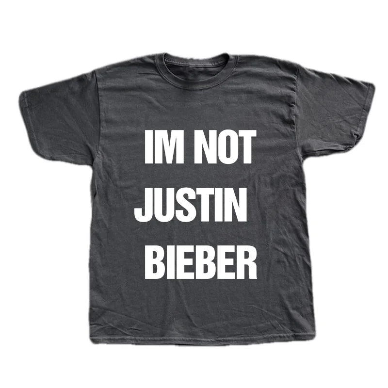 I'm Not Justin Bieber Tee