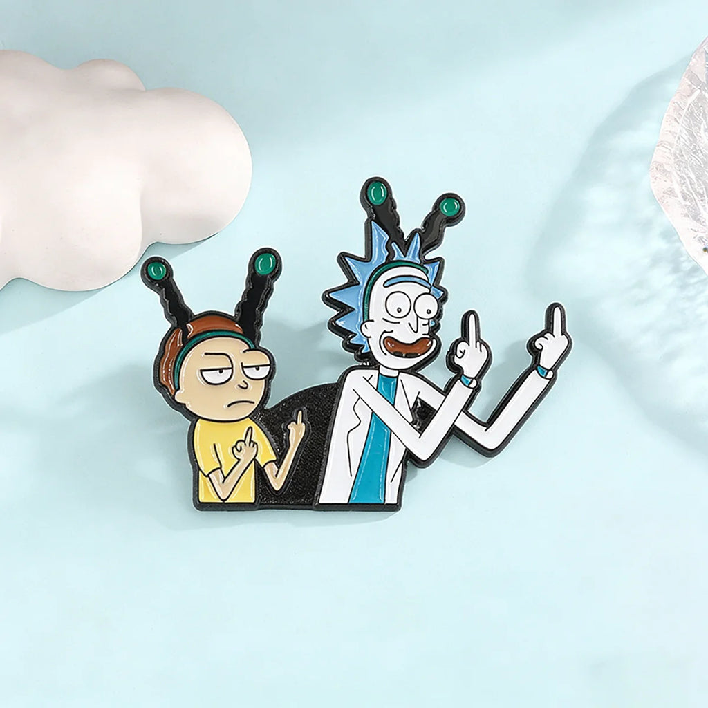 Rick and Morty Enamel Pin