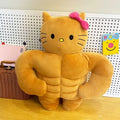 30cm Muscles Hello Kitty Plush Toy