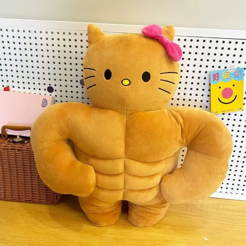 30cm Muscles Hello Kitty Plush Toy