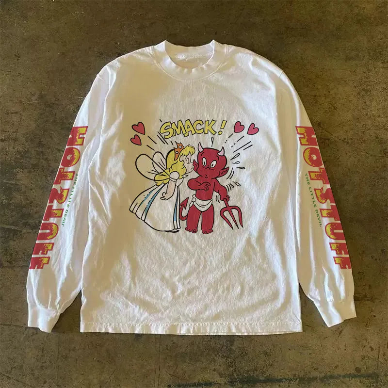 Angel & Devil Heavyweight 310g Pure Cotton Long Sleeve Tee