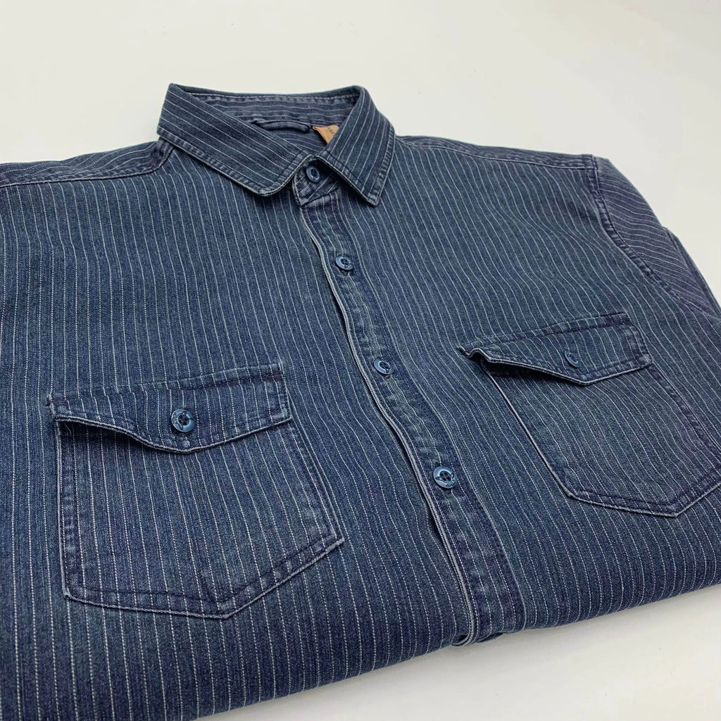 Japanese Denim Heavyweight Pure Cotton Work Shirt
