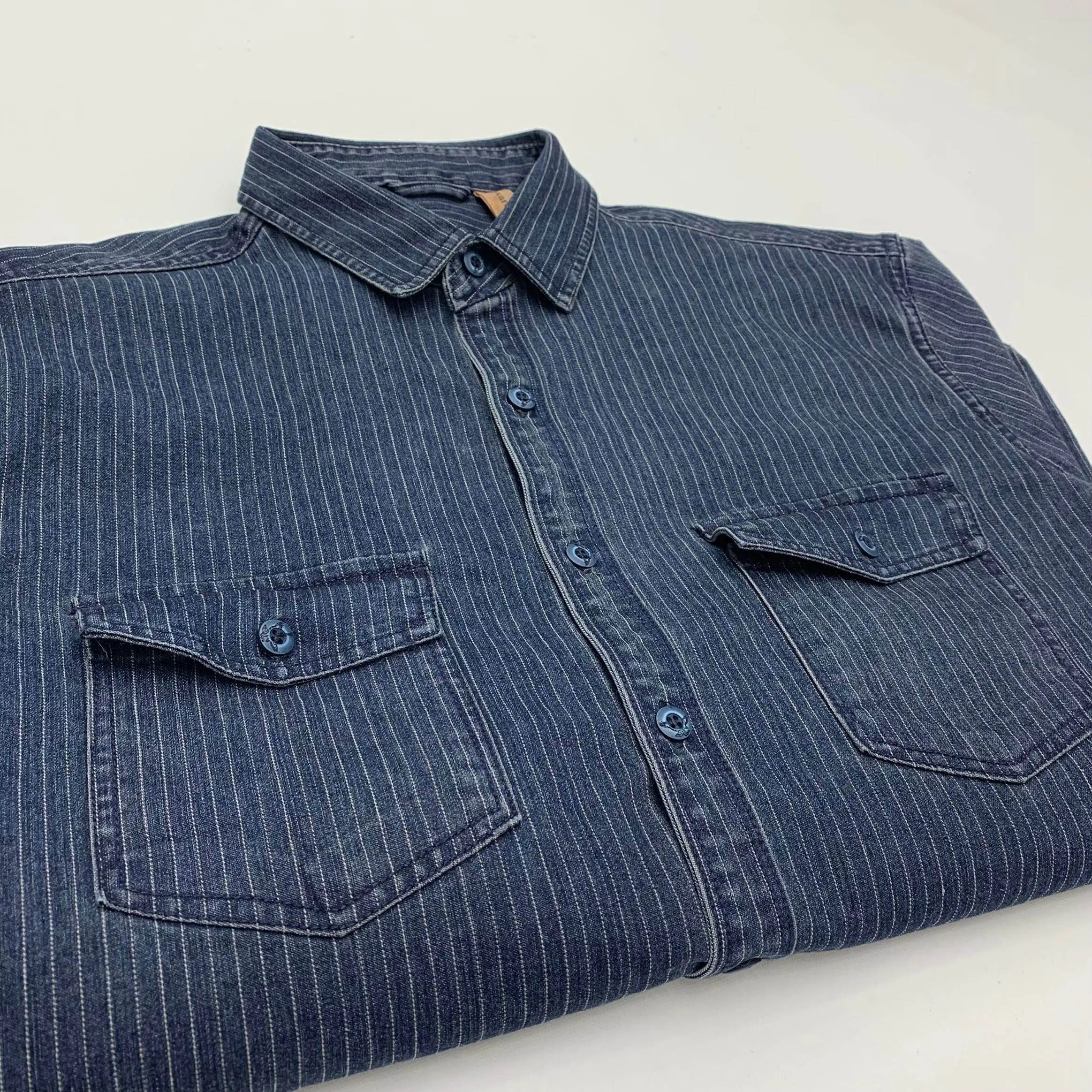 Japanese Denim Heavyweight Pure Cotton Work Shirt
