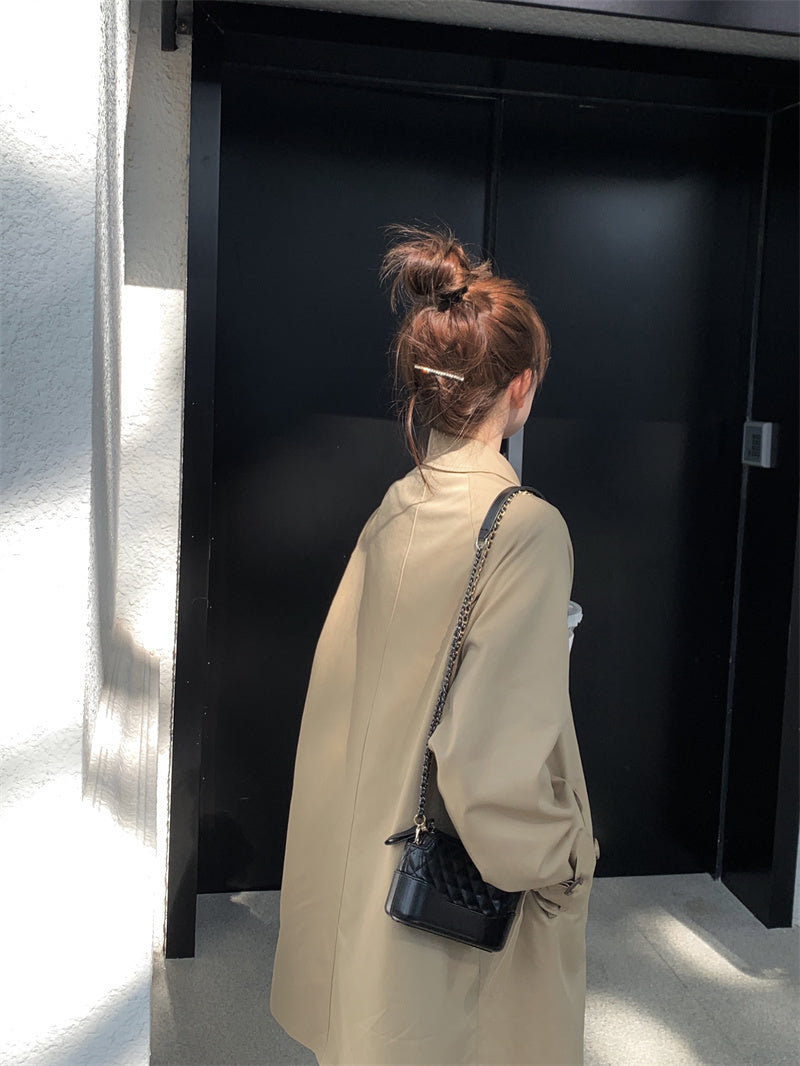 Safari Khaki Trench Coat