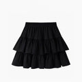 Double Pleated Ruffled Skirt