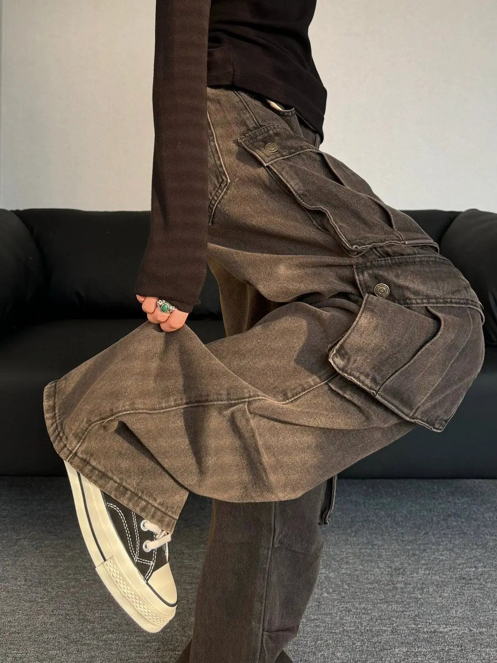 Harajuku Y2k Baggy Cargo Jeans