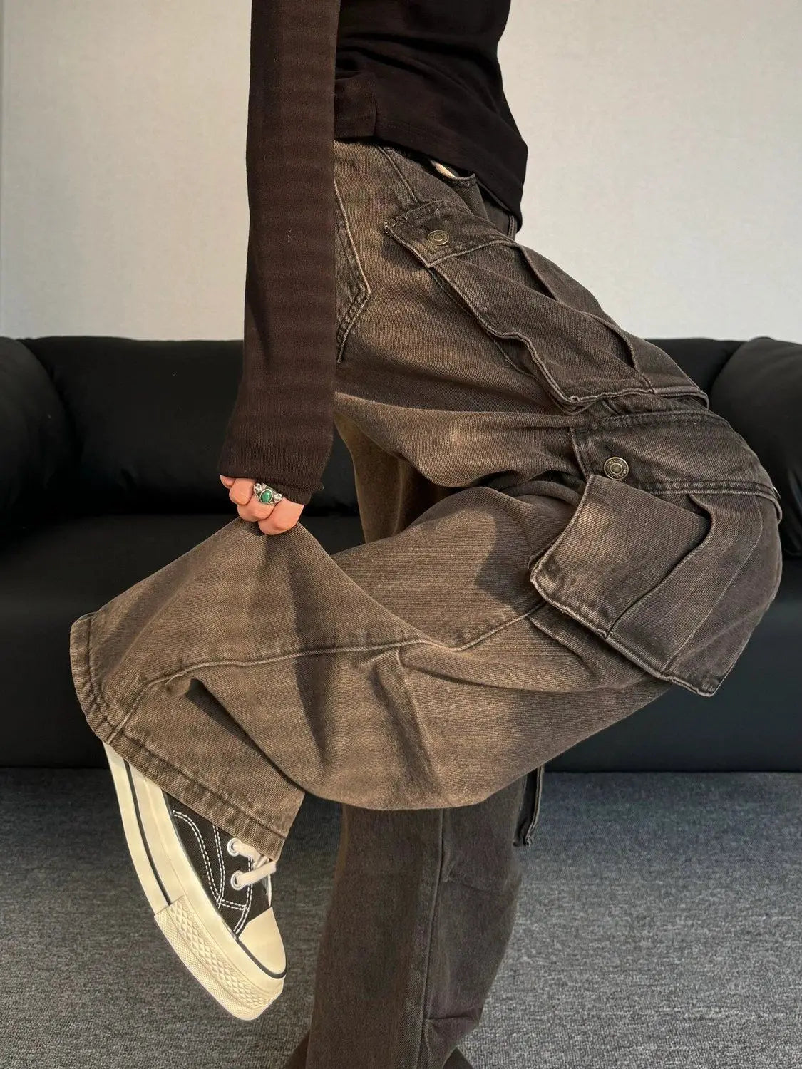 Harajuku Y2k Baggy Cargo Jeans