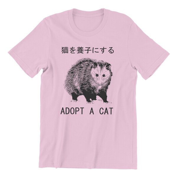 Adopt A Cat, Opossum Tee